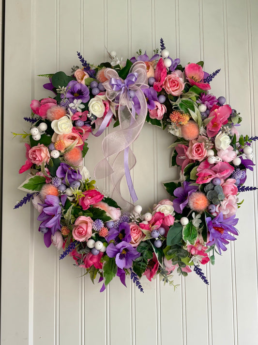 Colourful Easter Wreath